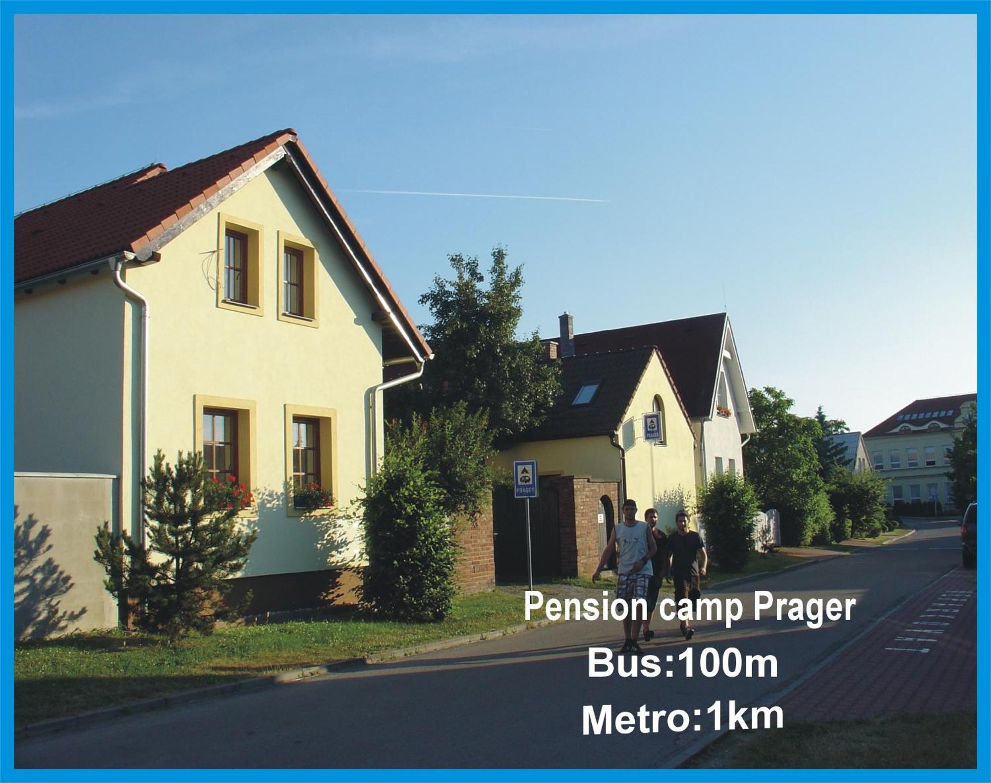 Pension Camp Prager Bagian luar foto